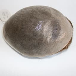 Natural Real 90Density Capillary Prosthes System Super Thin 0.02mm Skin Base Hairpieces Invisible Hairline Human Hair Men Toupee