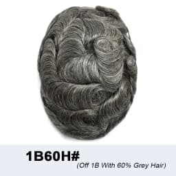Full Lace Men's Wig Natural Human Hair Toupee Wig Man French Lace Male Hair Prosthesis Bleach Knots Wigs Hair System For Man