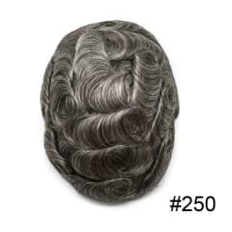 Full Lace Men's Wig Natural Human Hair Toupee Wig Man French Lace Male Hair Prosthesis Bleach Knots Wigs Hair System For Man
