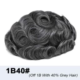 Full Lace Men's Wig Natural Human Hair Toupee Wig Man French Lace Male Hair Prosthesis Bleach Knots Wigs Hair System For Man