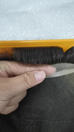 Full Lace Men's Wig Natural Human Hair Toupee Wig Man French Lace Male Hair Prosthesis Bleach Knots Wigs Hair System For Man