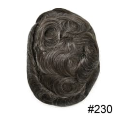 Full Lace Men's Wig Natural Human Hair Toupee Wig Man French Lace Male Hair Prosthesis Bleach Knots Wigs Hair System For Man