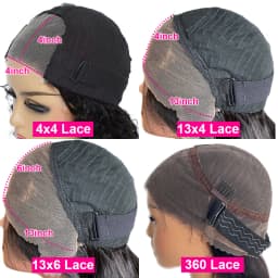 350 Density Afro Kinky Curly 360 Glueless Full Lace Wig 13X6 HD Lace Frontal Human Hair Wig Brazilian Lace Front Wigs For Women