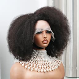 Afro Kinky Curly 250 Density 13x4x2 T Part Lace Wigs Short Bob Wig Human Hair Wigs 14 Inch Short Curly Afro Wigs for Woman