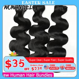 Body Wave Raw Hair Bundles 100% Unprocessed Human Hair Extensions 1/3/4 PCS Human Hair Bundles Virgin Hair Weaving For Women