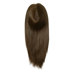 TP22INJ-14" 16" Chinese Remy Hair Toppers For Women Injected Polyskin Base Looks Natural Female Human Hair Topper Wigs