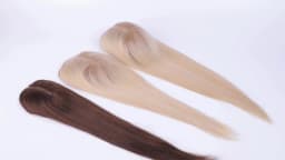 TP22INJ-14" 16" Chinese Remy Hair Toppers For Women Injected Polyskin Base Looks Natural Female Human Hair Topper Wigs