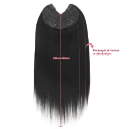 V Shape Clip In Human Hair Extensions Invisible Brown Blonde Highlight Toppers For Women Straight Brazilian Remy Hair 16Inch