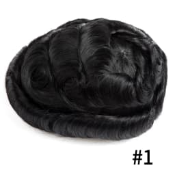 Male Hair Prosthesis Fine Mono,High Quaitly, Breathable and Durable Toupee For Men 100% Natural Human Hair Toupee Wigs For Men