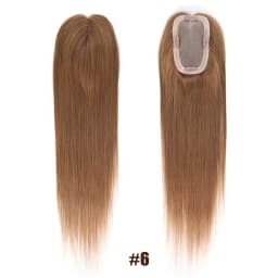 Honey Blonde Human Hair Toppers for Women 16Inch Straight Clip In Remy Hair Extensions Mono Base Topper Hairpiece for Thin Hair