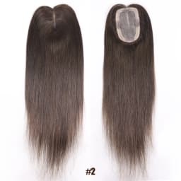 Honey Blonde Human Hair Toppers for Women 16Inch Straight Clip In Remy Hair Extensions Mono Base Topper Hairpiece for Thin Hair