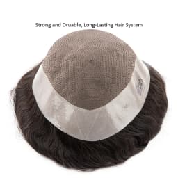 20mm Curly Men's Capillary Prothesis Fine Mono NPU Men Toupee Indian Human Hair Wigs Straight Wave Human Hair System Man Topper