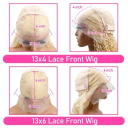 613 Blonde Straight 13x6 HD Lace Front Wig Human Hair Brazilian Transparent 13x4 Lace Frontal Wigs Pre Plucked For Black Women