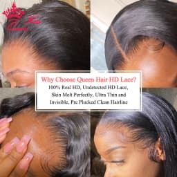 Invisible HD Lace Wigs Virgin Human Raw Hair Wig Malaysian Straight 13x6 13x4 Lace Frontal Pre Plucked Baby Hair Small Knots