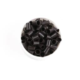 10000pcs/bag 4.0*3.6*6.0mm Copper Flared Flaring Micro Rings Tube Euro Locks for Feather Human Hair Extensions Tools Accessories