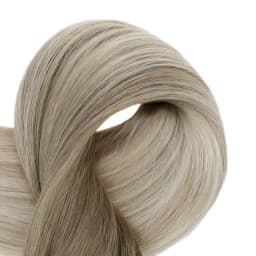 LaaVoo Fishing Wire Hair Extension For Women 12-20inch 100% Real Brazilian Human Hair Straight Natural Fish Line Hair Weft Hair