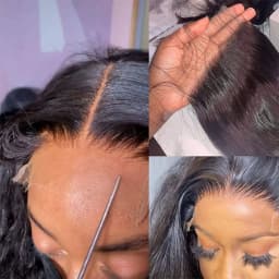 HiEbony HD Lace Closure Only Straight 5x5 6x6 7x7 Melt Skin HD Lace Closure 100% Human Hair Thick HD Lace Closure Pre-Plucked