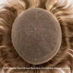 Full French Lace Base Male Hair Prosthesis Breathable Toupee For Men Human Hair Men's Wigs Capilar Hombre Blond Man Wig Systems