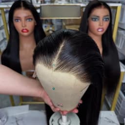 Bone Straight Lace Front Wig 13x4 13x6 HD Transparent 42 30 Inch 250 Density Wear on and Go Brazilian Human Hair Wigs For Women
