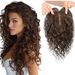 Hand Made 100% Human Hair Topper Full Swiss Lace | Airy Cap Clip-in Hair Extensions | Body Wave Dropshipping
