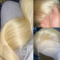 34 Inch Blonde Lace Front Wigs13x4 13x6 Human Hair 200% Density Natural Brazilian Bone Straight Lace Frontal Wig Pre Plucked With Baby