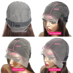 Vietnamese Glueless Wigs 100%human Hair Quality 5x5 Lace Closure Ready to Wear Wig 250 Density 13x6 13x4 Lace Frontal Bob Wig #2