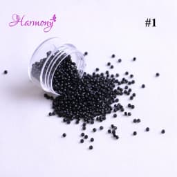 5000pcs Silicone Nano Rings 2.9x1.6x2.0mm Copper Micro Beads with Silicone Line 7 Color Options for Nano Tip Hair Extensions