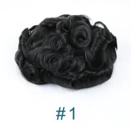 0.02mm Utra Thin Skin Disposable Natural Hairline Men Toupee 100%Human Hair Prosthesis Replacement System Units Hair Pieces 8*10