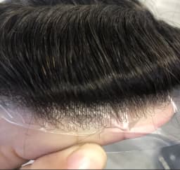 0.02mm Utra Thin Skin Disposable Natural Hairline Men Toupee 100%Human Hair Prosthesis Replacement System Units Hair Pieces 8*10