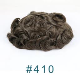 0.02mm Utra Thin Skin Disposable Natural Hairline Men Toupee 100%Human Hair Prosthesis Replacement System Units Hair Pieces 8*10