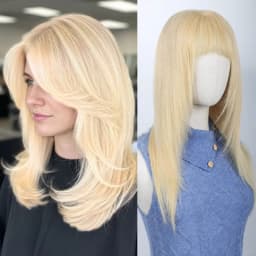 Soft Glueless 24'' Silky Straight 613# Blonde 6x6 Silk Base Jewish 100% Human Hair Wig Baby Hair European Hair Preplucked