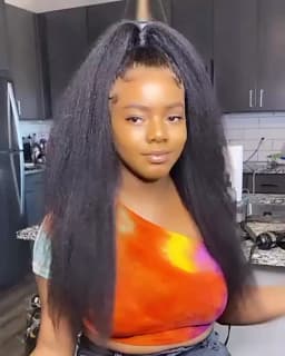 Kinky Straight Hair Bundles 100% Human Hair Weave Bundles 4 PCS Virgin Hair Brazilian Yaki Natural Hair Extensions Thick End