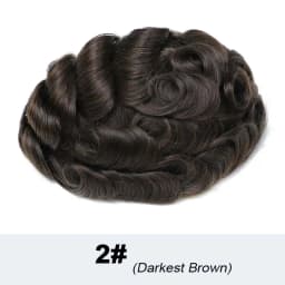 Natural Hairline Man Wig Clear Swiss Lace Toupee Invisible Male Hair Prosthesis Real Hair Bleach Knot Wigs For Men Full Lace Wig