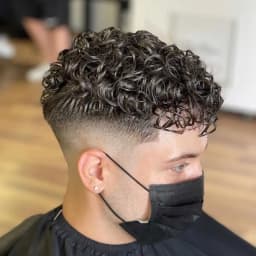20MM Curly Toupee For Black Men Human Hair Replacement System Hair Topper Pieces for Men Durable Replacement Capillary Prosthesi