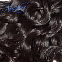 New Star Brazilian Natural Wave Virgin Human Hair 3 Bundle Thick Extension Intact Cuticle Unprocessed Water wave Hair Weaving
