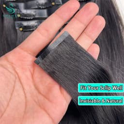 Raw Virgin Clip In Hair Extensions Human Hair Vietnamese Straight Clip In Natural Black Clip Ins Unprocessed Hair 100g 7Pcs/Set