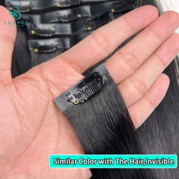 Raw Virgin Clip In Hair Extensions Human Hair Vietnamese Straight Clip In Natural Black Clip Ins Unprocessed Hair 100g 7Pcs/Set