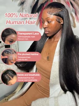 High-quality Vietnamese 250 Density 13x4 13x6 HD Lace Front Human Hair Wigs 30 40 Inch Bone Straight Human Hair Wigs Natural Pre Plucked Transparent Lace Frontal Wigs Pre Cut Glueless 5x5 Closure Wig Human Hair For Women