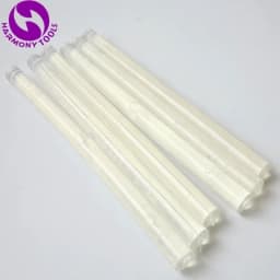 20 Pieces 110mm*180mm Italian Keratin Hotmelt Glue Sticks for Pre Bonded Tip Hair Extensions ( Black, Transparent )