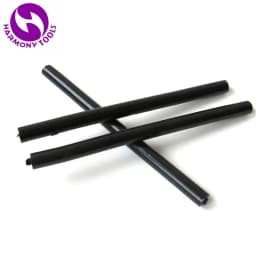 20 Pieces 110mm*180mm Italian Keratin Hotmelt Glue Sticks for Pre Bonded Tip Hair Extensions ( Black, Transparent )