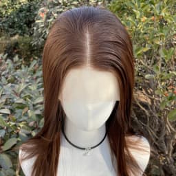 Light Brown Shoulder Length Synthetic 13X4 Lace Front Wigs for Women Glueless Synthetic Wigs 150% Density Natural Hairline