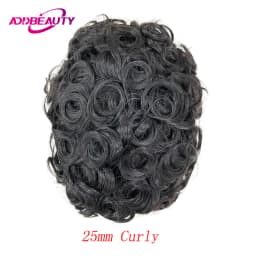 Water Wave Man Toupee Mono NPU Human Hair Wigs 100% Indian Remy Human Hair Durable Hair Prosthesis Curly Hair System Natural