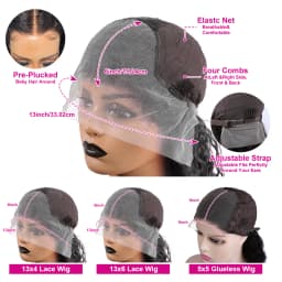 Rosa Beauty 13x6 HD Transparent Frontal Lace Front Wigs Brazilian 30 Inch Body Wave Human Hair Raw Cheap Wigs Clearance Wig