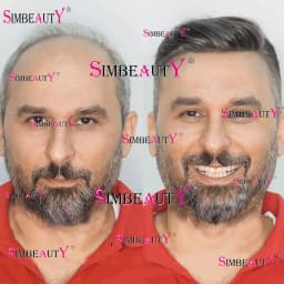 Super Thin Micro Skin White Grey 1B65 1B80 Indian Human Hair Toupee Natural Hairline Hair Loss Solution Durable Brown Prosthesis