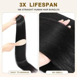 13A Straight Bundles Human Hair Bundles Straight 3 Bundle 20 Inch Brazilian Virgin Straight Hair Straight Bundles Human Hair Bundles For Black Woman