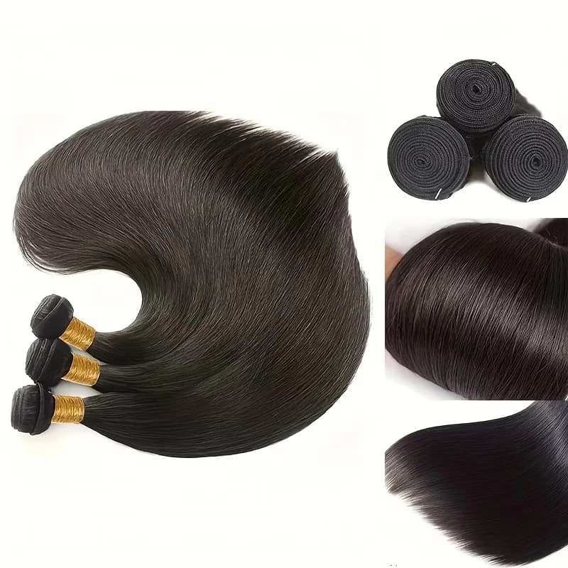 13A Straight Bundles Human Hair Bundles Straight 3 Bundle 20 Inch Brazilian Virgin Straight Hair Straight Bundles Human Hair Bundles For Black Woman