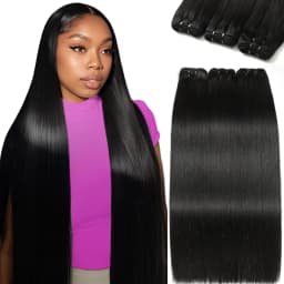 13A Straight Bundles Human Hair Bundles Straight 3 Bundle 20 Inch Brazilian Virgin Straight Hair Straight Bundles Human Hair Bundles For Black Woman