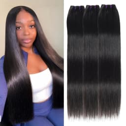 13A Straight Bundles Human Hair Bundles Straight 3 Bundle 20 Inch Brazilian Virgin Straight Hair Straight Bundles Human Hair Bundles For Black Woman