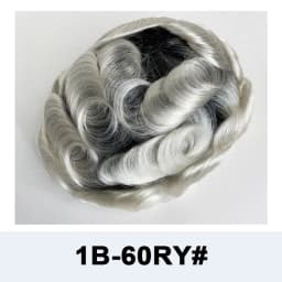 Highlight Blond Hair 0.08mm Skin Male Hair Prosthesis Knot PU Toupee Hair Men Colored Hair System Men's Wig Human Hair Male Wigs