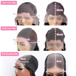 220% Density Short Bob Wig 16Inch 13x4 Water Deep Wave Lace Front Bob Wigs Human Hair 5x5 Lace Closure Curly Bob Wigs Human Hair